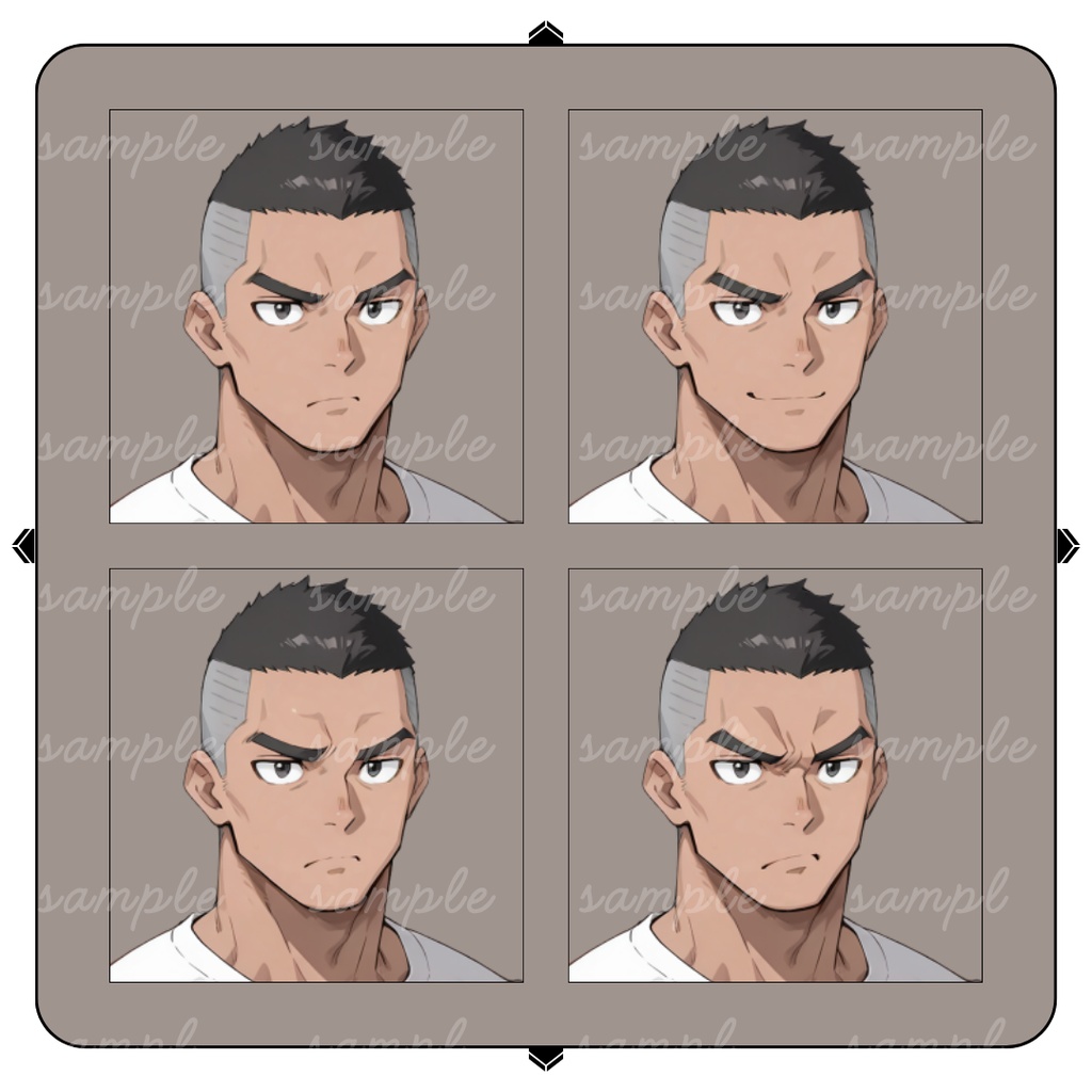 【TRPG立ち絵】過去を持つ無骨な料理人|男性|全身|表情12種|現代TRPG対応