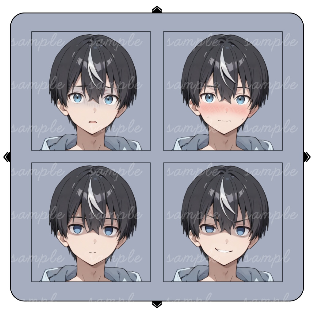 【TRPG立ち絵】ネット監視員|男性|全身|表情12種|現代CoC対応