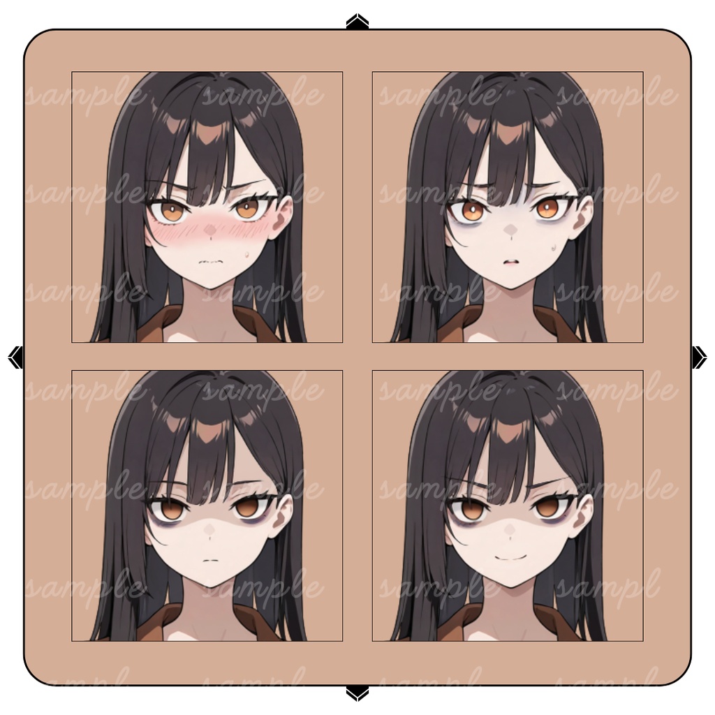 【TRPG立ち絵】消えた人を追い続ける記者|女性|全身|表情12種|現代CoC対応