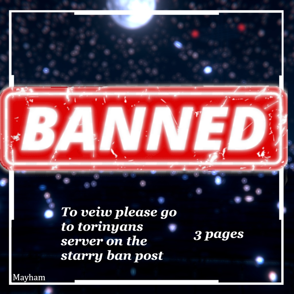 ✨Starry Ban ✨