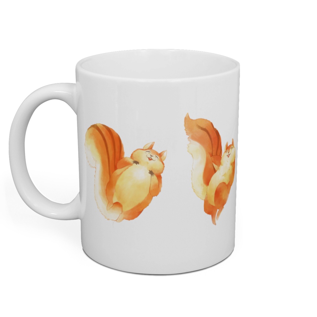 リスおきません(でっかいver.) マグカップ