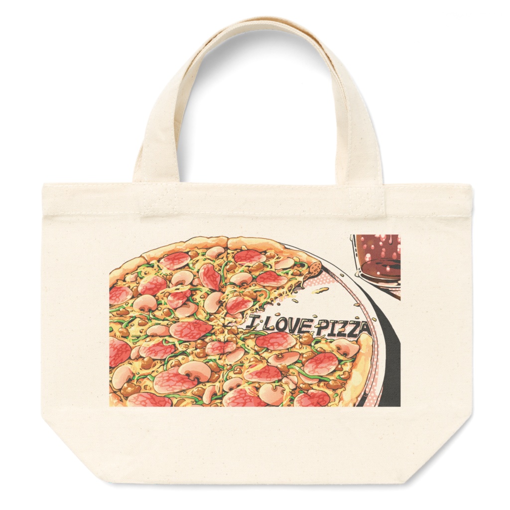 pizza好きの為のpizza愛を叫ぶバック