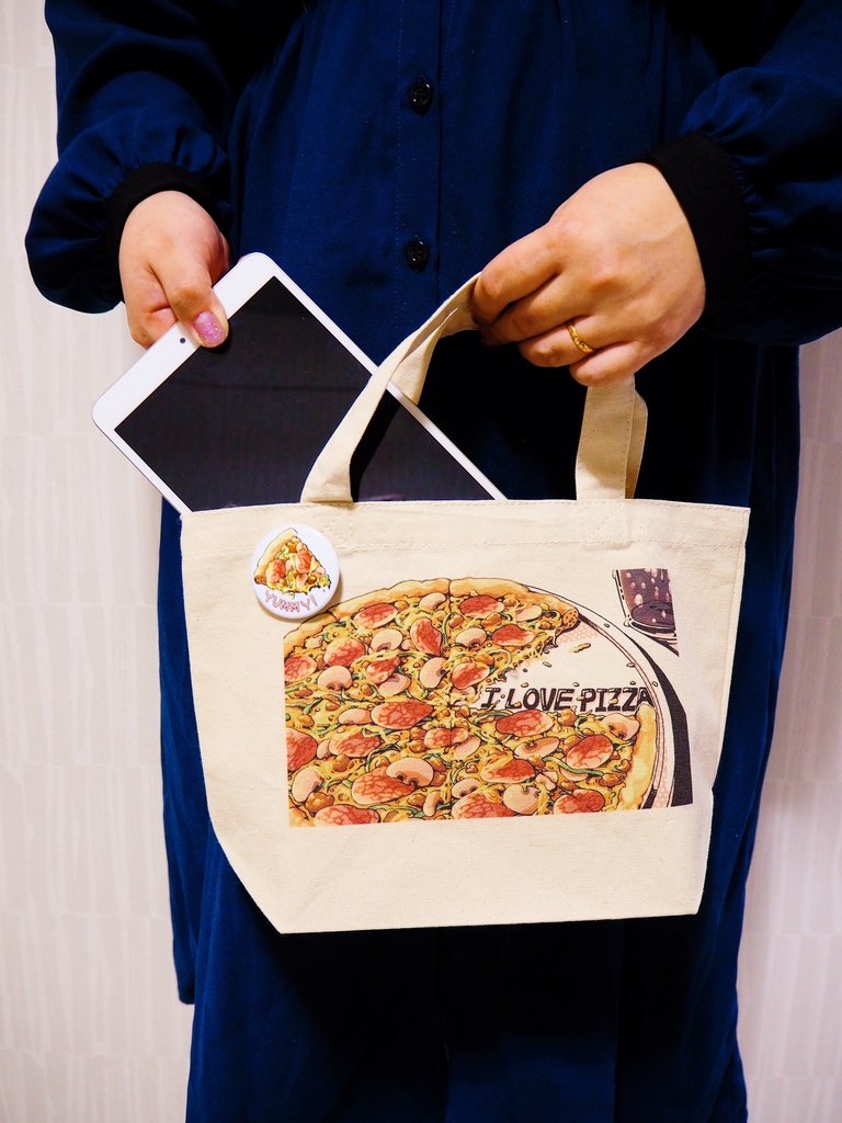 pizza好きの為のpizza愛を叫ぶバック