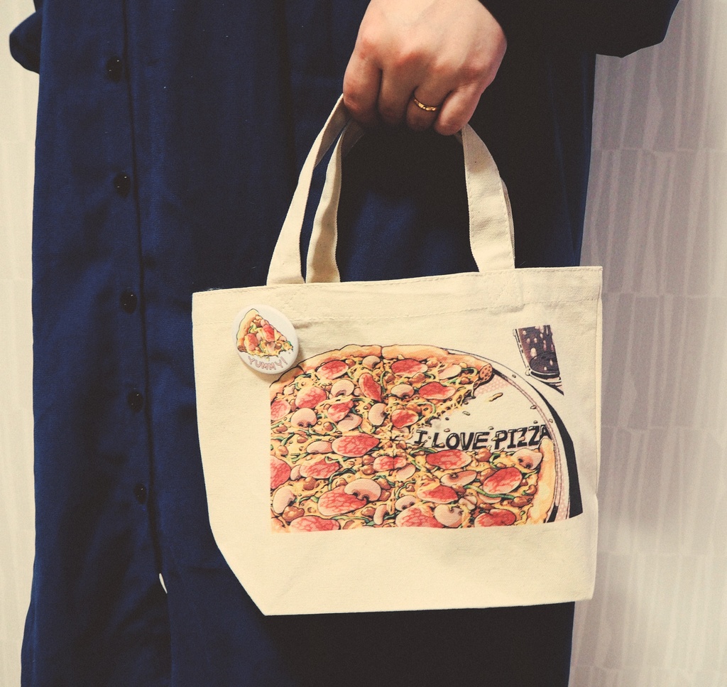 pizza好きの為のpizza愛を叫ぶバック