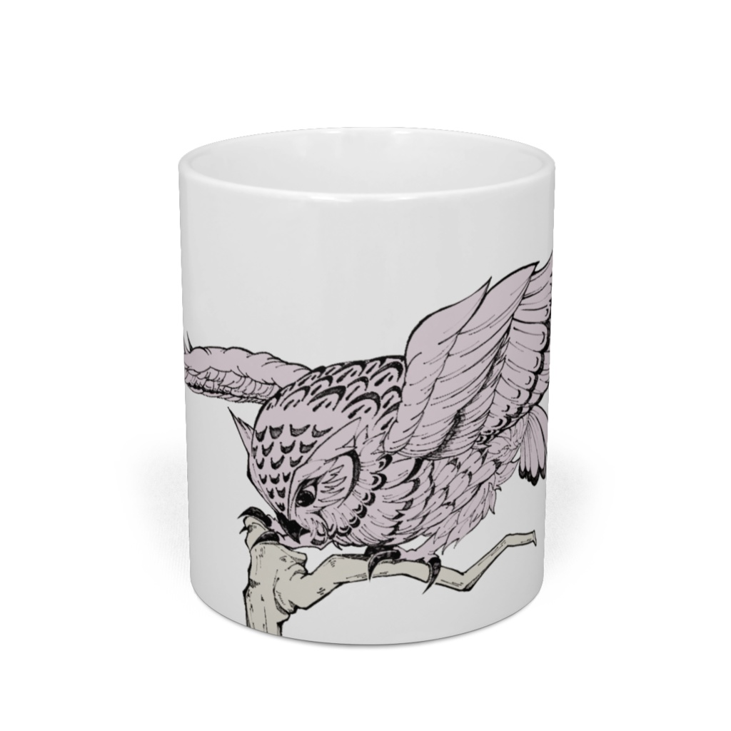カッコ可愛いを目指したフクロウ【マグカップ】