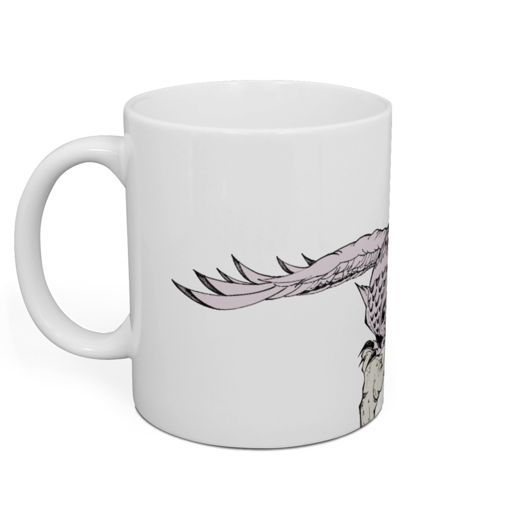 カッコ可愛いを目指したフクロウ【マグカップ】