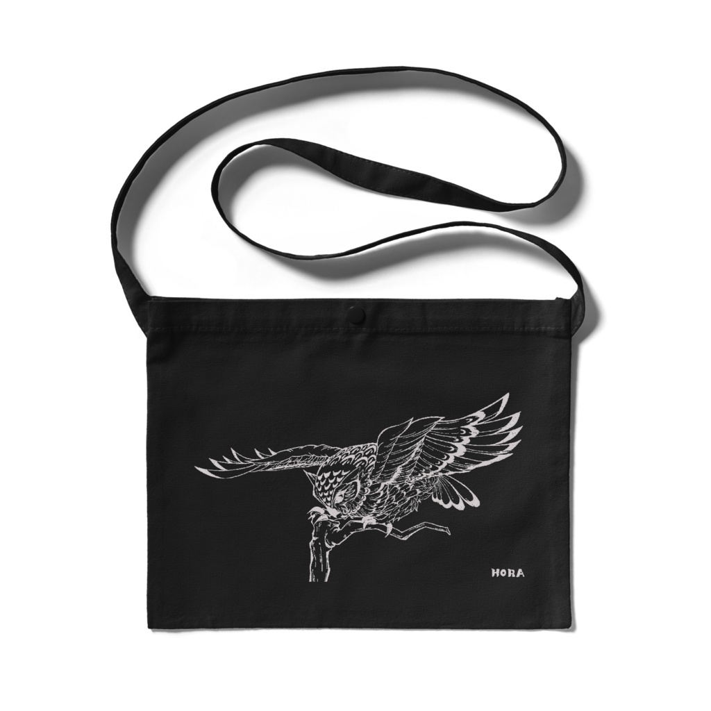 カッコ可愛いを目指したフクロウ【サコッシュ】