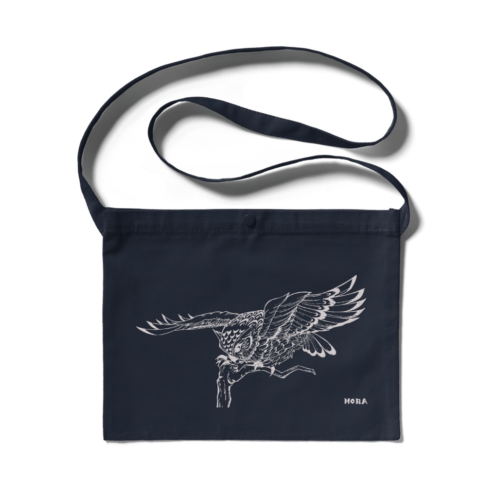 カッコ可愛いを目指したフクロウ【サコッシュ】