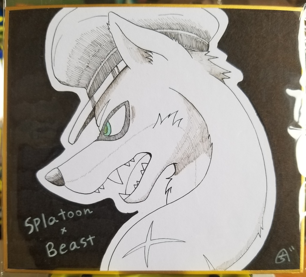 ミニ色紙/ケモ司令