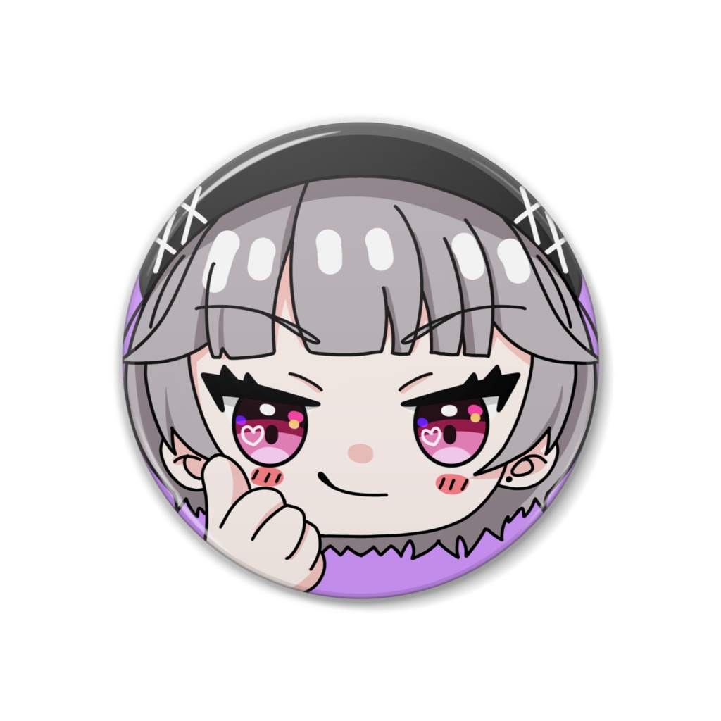 濃厚なキメ顔バッジ