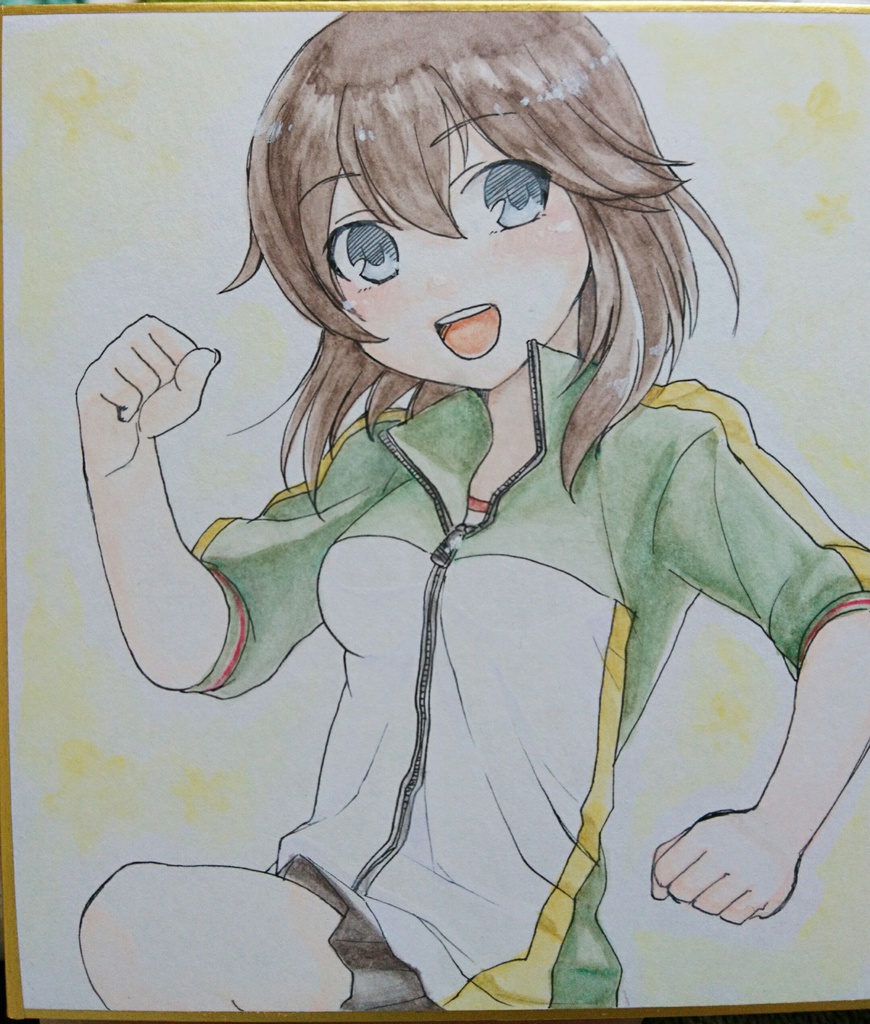 艦これ 速吸 手描きイラスト