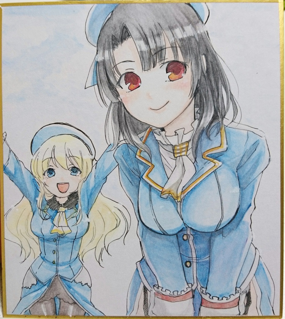 通販高雄・艦隊これくしょん～艦これ（直筆・1点物） 手描きイラスト