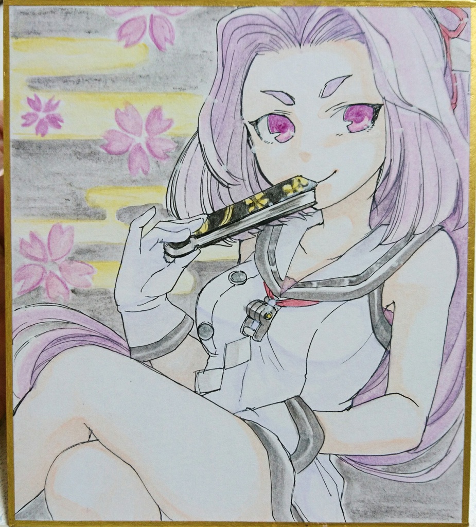 艦これ 初春 手描きイラスト
