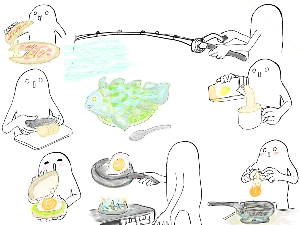 イラスト集　キャラクター原案　美少女イラスト