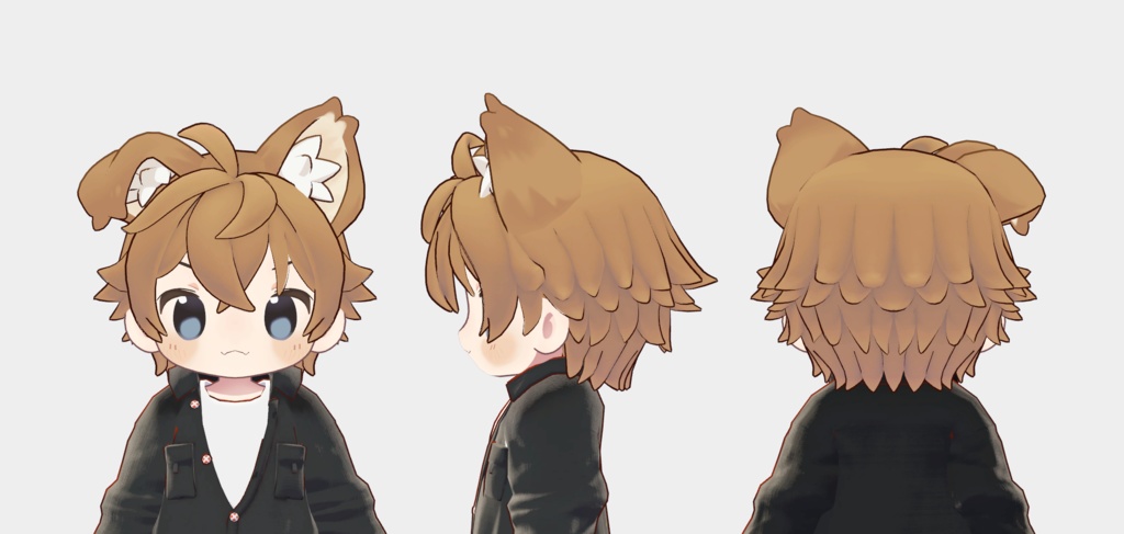 【髪型】ActiveWolf(まめひなた対応)