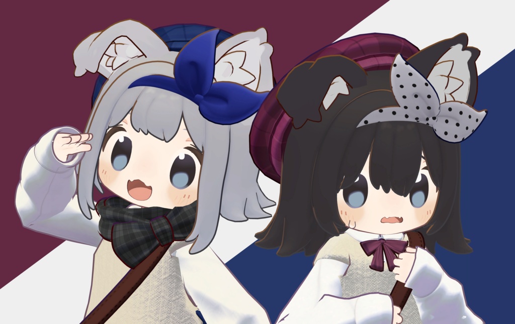 【髪型】RibbonMedium(まめひなた対応)