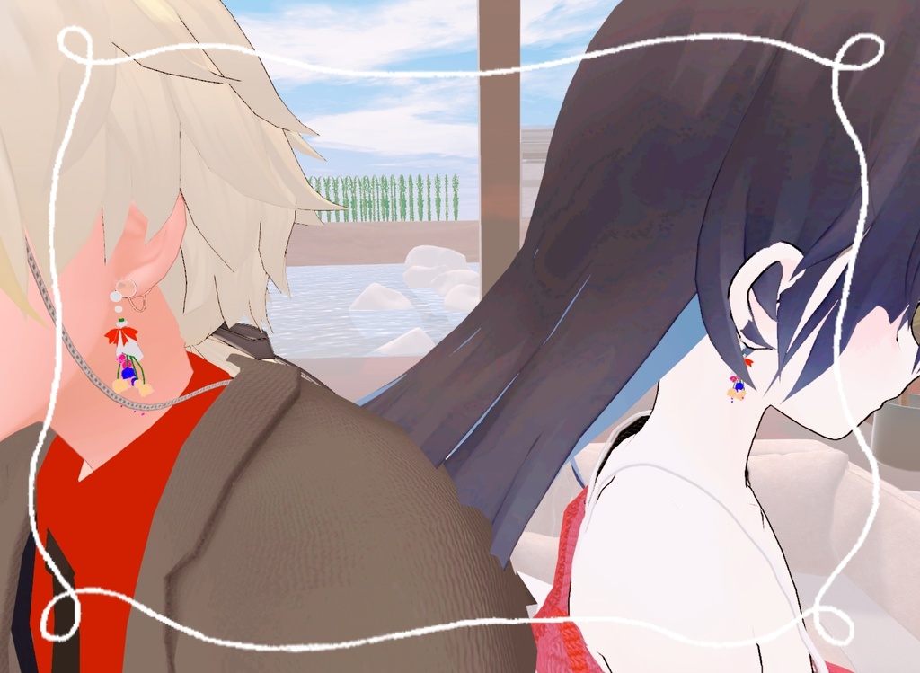 dry flourの耳飾り🌸