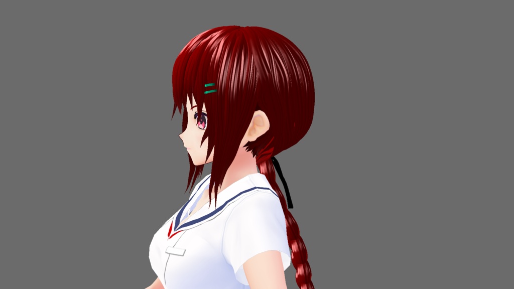 VRoid用(ベータ版)ロング三つ編み