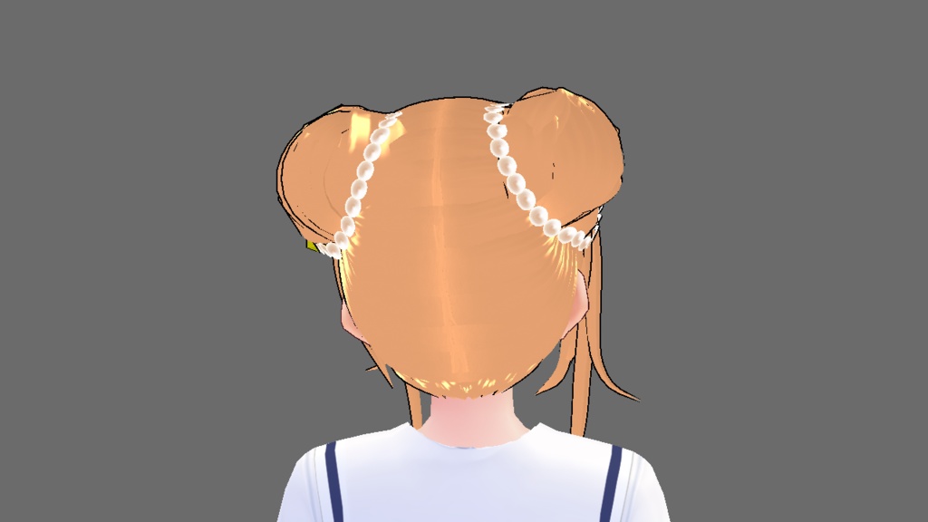 VRoid用(ベータ版)お団子ヘア