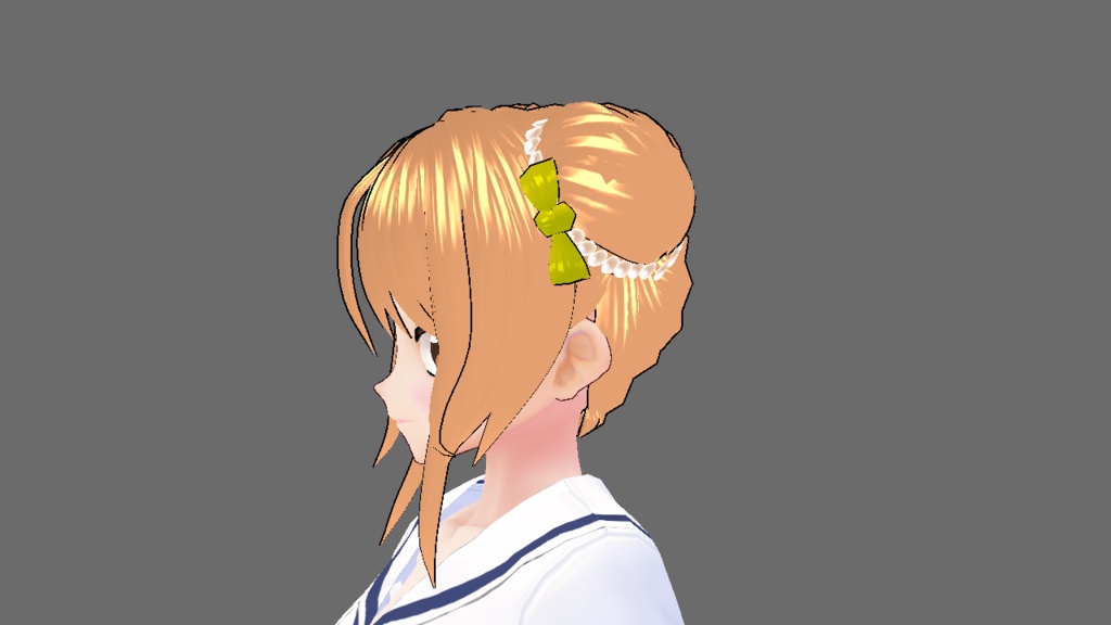 VRoid用(ベータ版)お団子ヘア