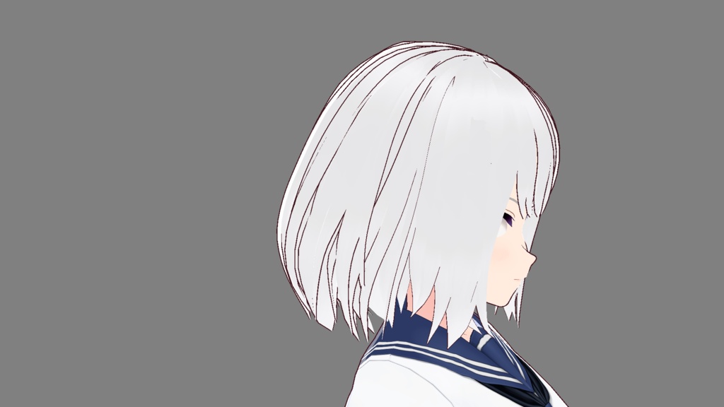 VRoid用 ふわふわボブ