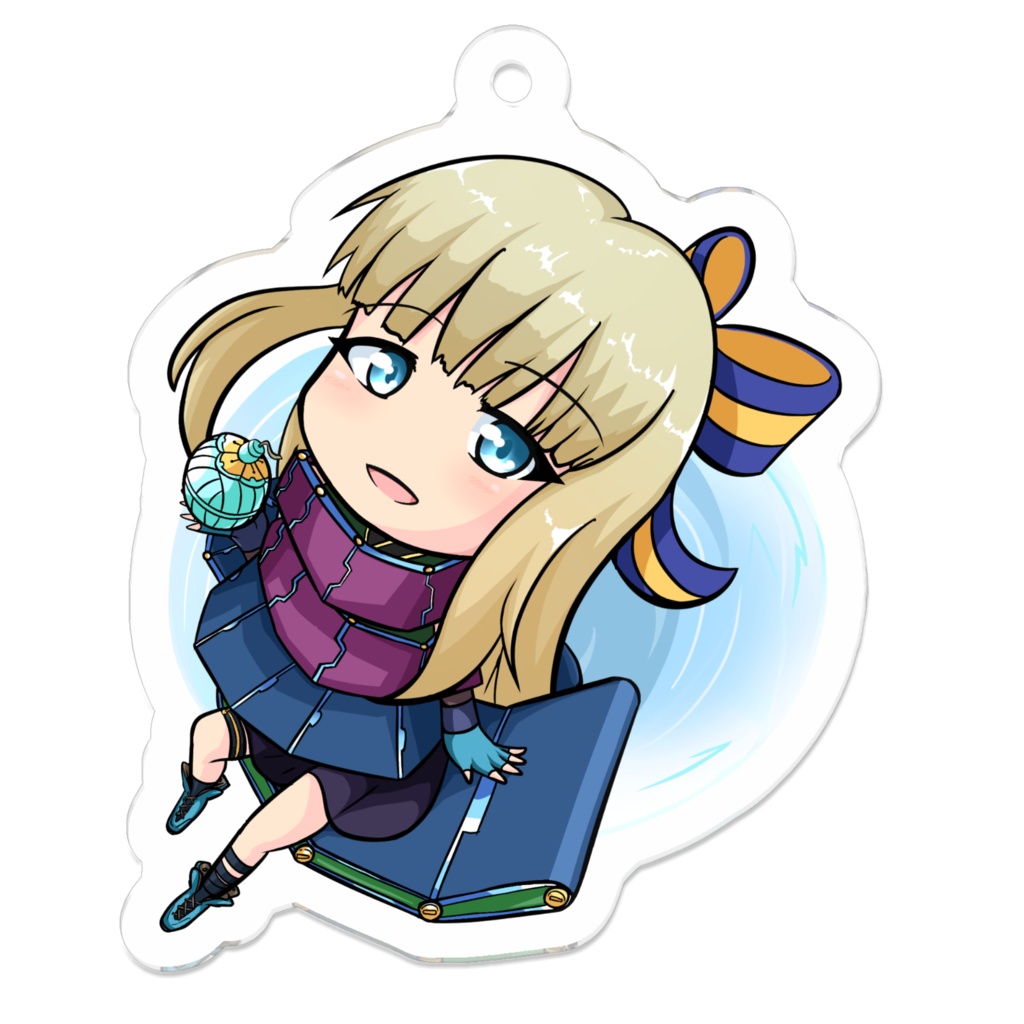 ｱｸﾘﾙｷｰﾎﾙﾀﾞｰ 紺辺屋もめん