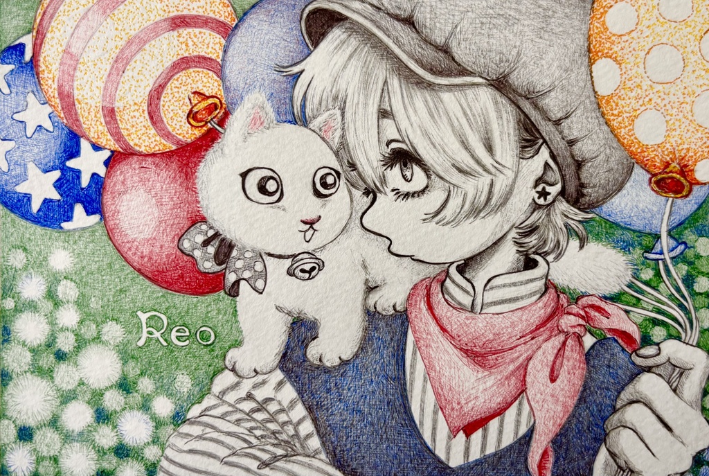 風船売りと小さなお客さま