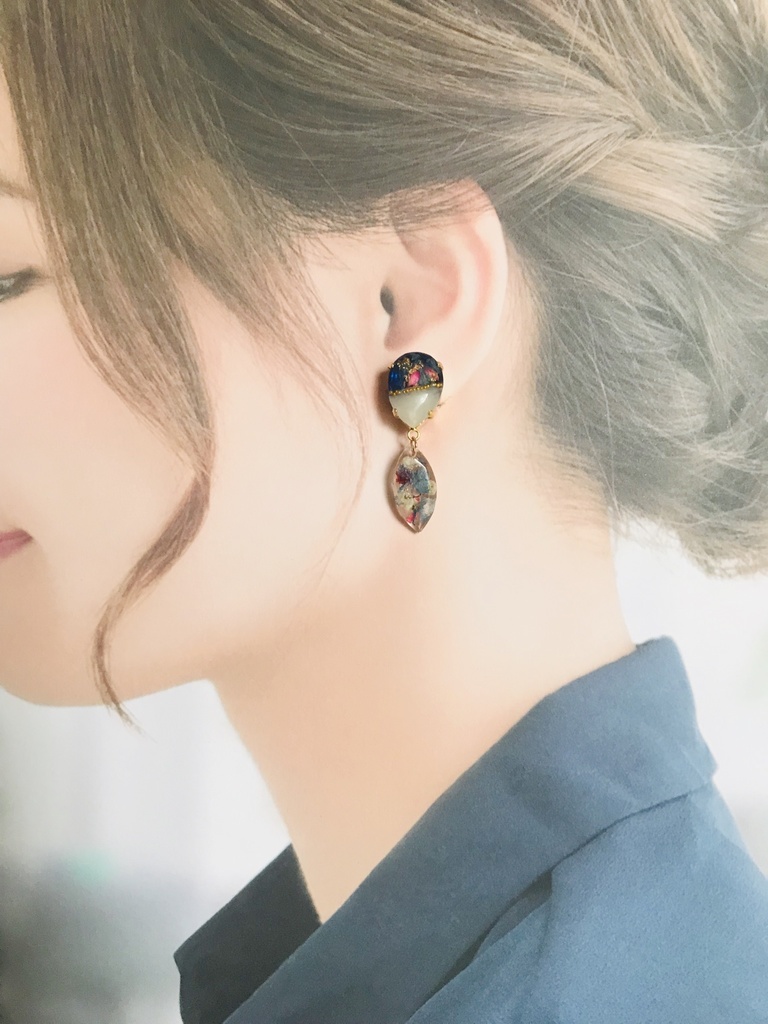 土方組ドロップイヤーアクセ