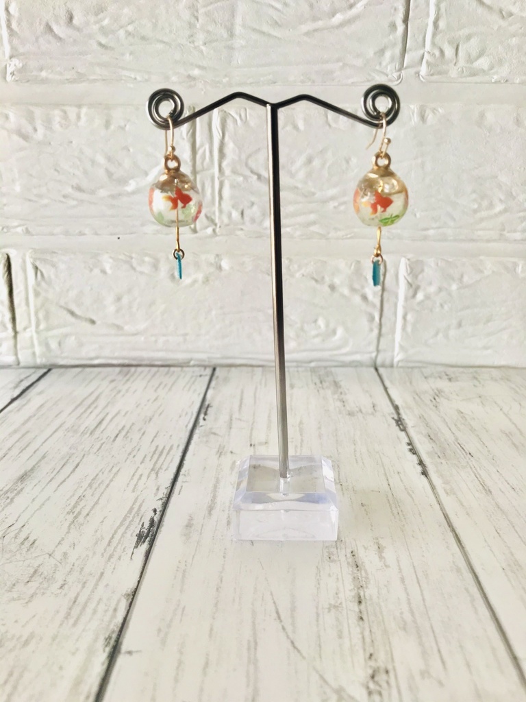 オリジナル風鈴ピアス