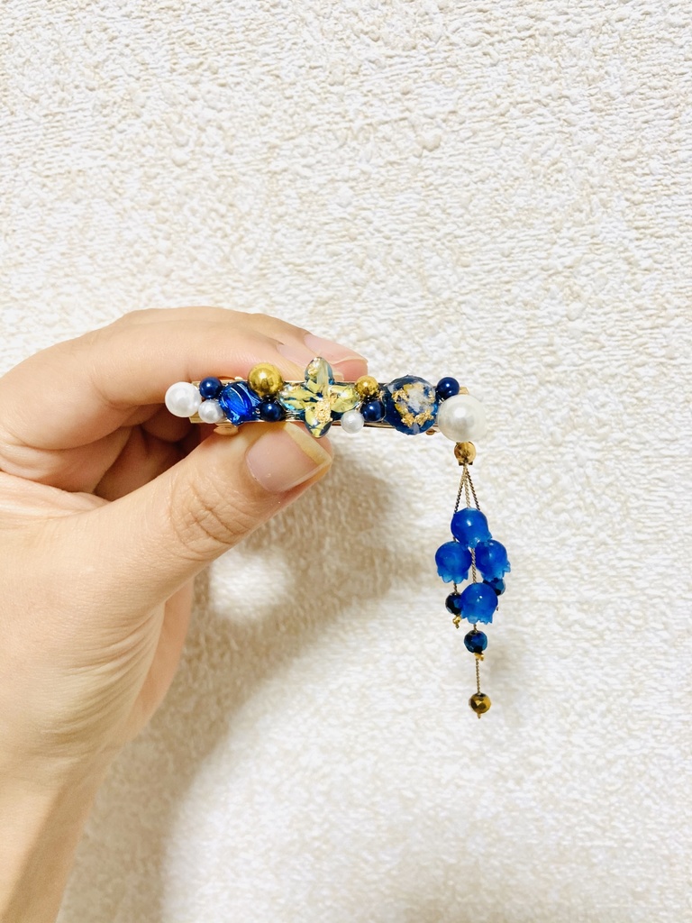 軽装三日月宗近ヘアアクセ