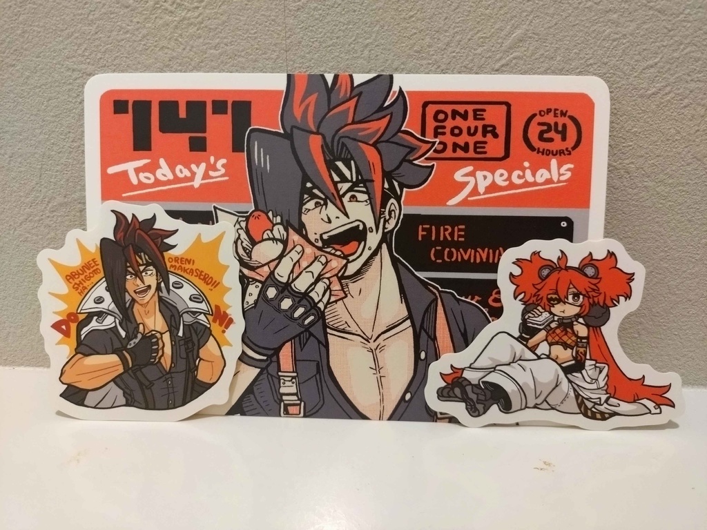 ポスカ＋ステッカー3点セット