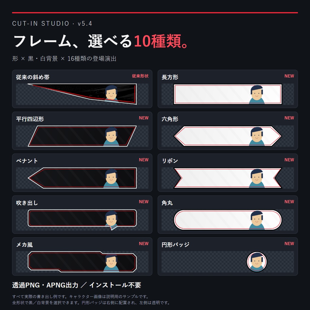 【動くカットインが作れる】CUT-IN STUDIO|TRPGカットインメーカー・APNG対応