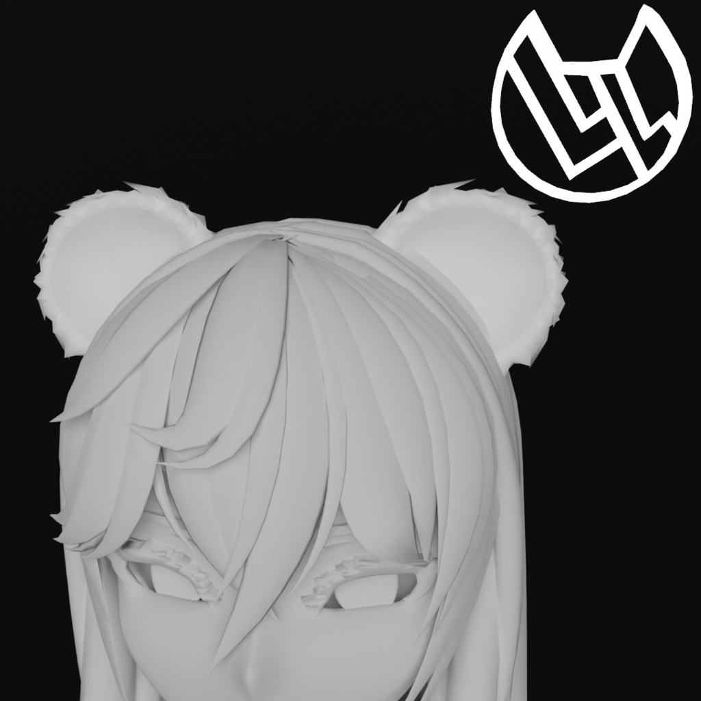 (VRC)Bear Ears&Tail RIGGED! OPTIMIZED! COMMERCIAL/PERSONAL