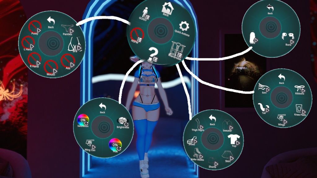 Keiko Cyber Fae! PC/Quest!(VRChat)