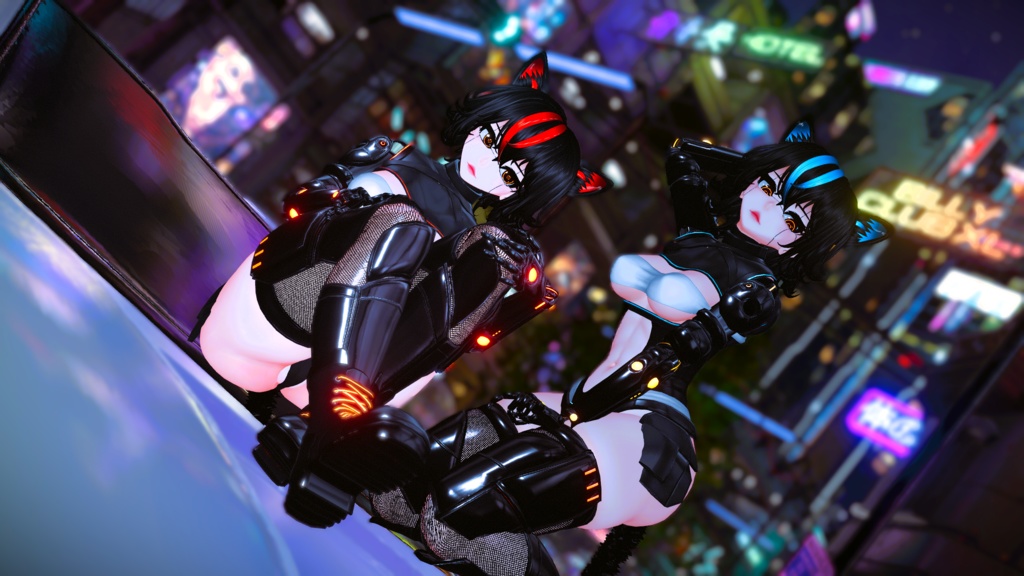 Lea Cyber Soldier! Femboy Toggle! Face Tracking (Ver 1.04)(PC/Quest)