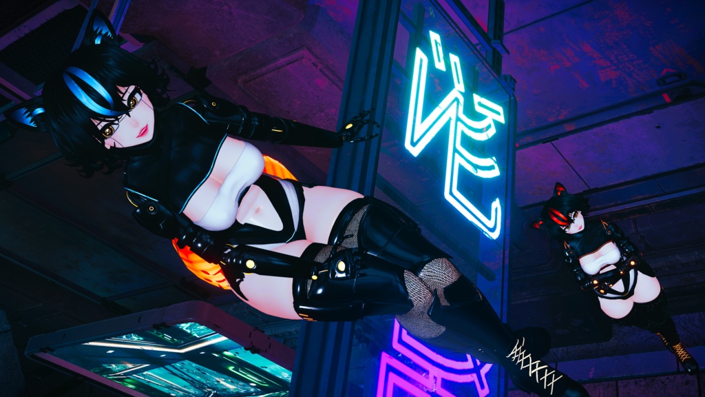 Lea Cyber Soldier! Femboy Toggle! Face Tracking (Ver 1.04)(PC/Quest)