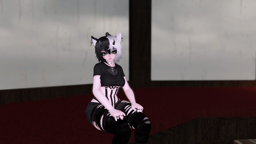 Ivy Goth Girl! FaceTracking! Green Opti Version! (PC/Quest)