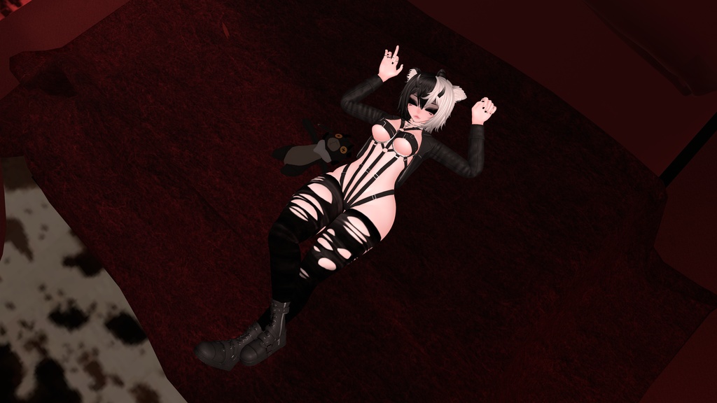 Ivy Goth Girl! FaceTracking! Green Opti Version! (PC/Quest)