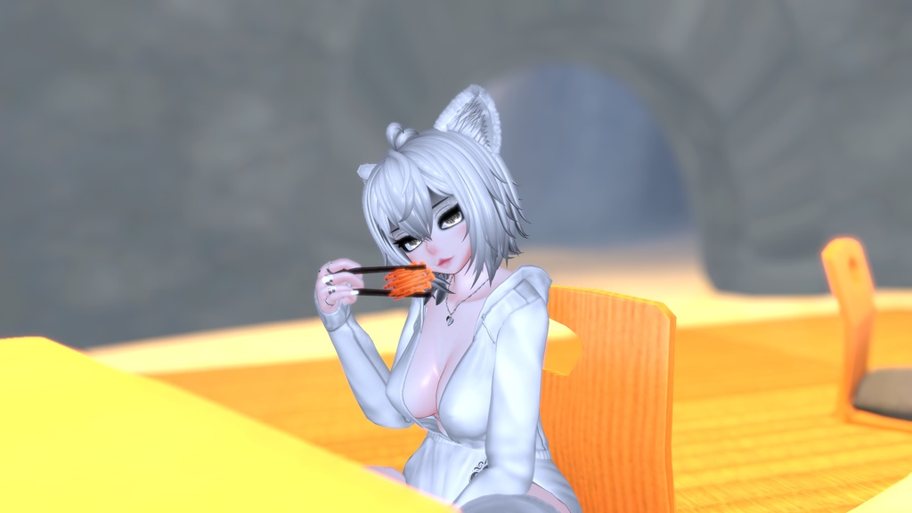 Chesy Arctic Fox! FaceTracking! (PC/Quest)