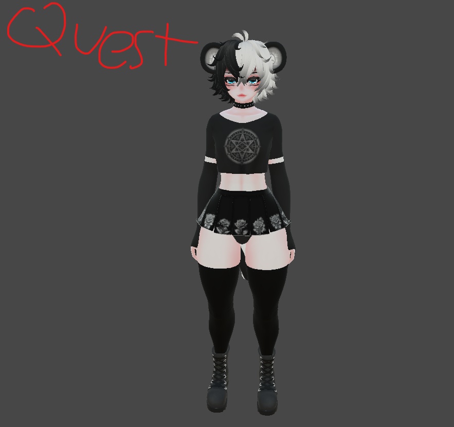 Peanut Monkey Femboy! Face Tracking! (Quest/PC)