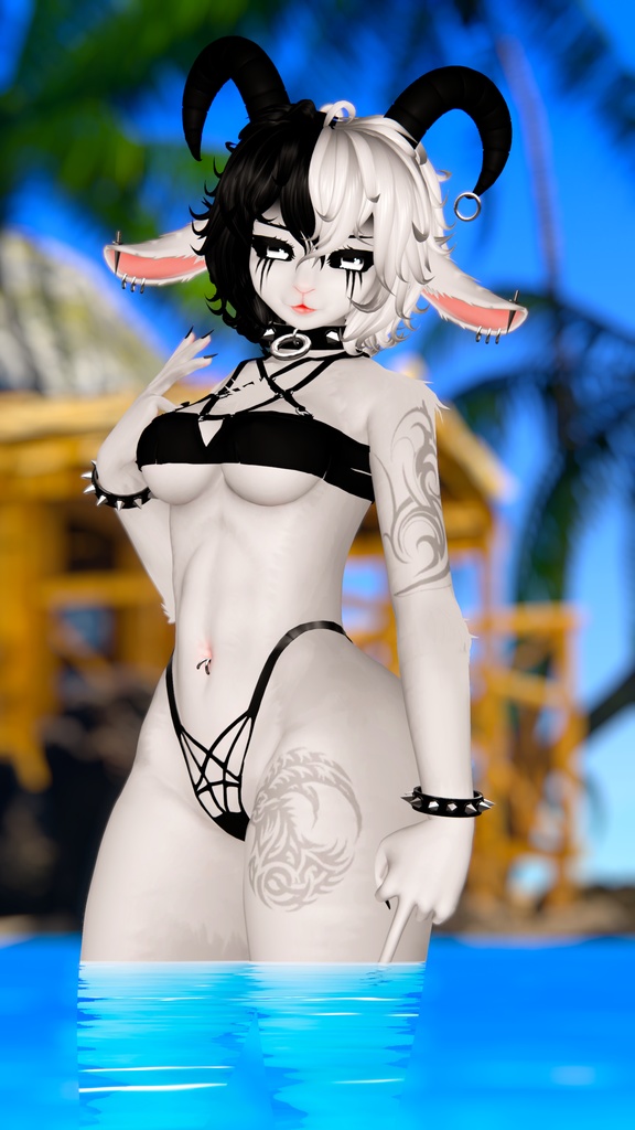 Chriosa! Gothic Goat! [FaceTracking] [PC/Quest]  - leroylmao - 2/6
