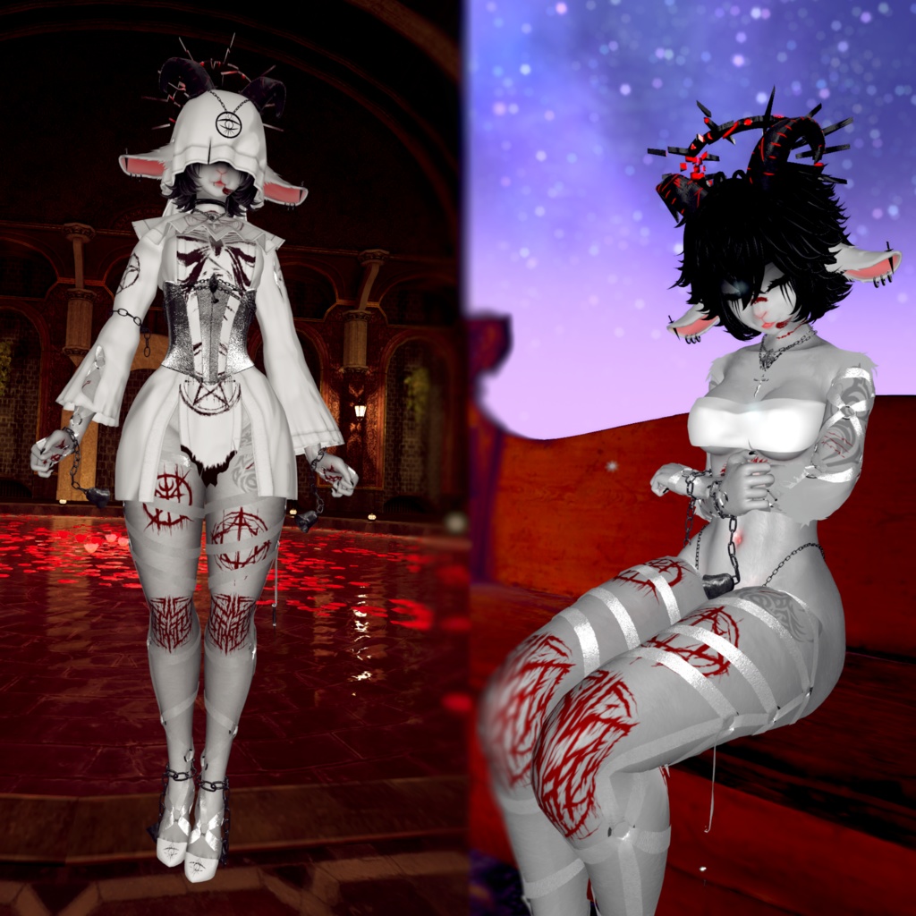 Orryn Sacrificial Goat! Face Tracking! Femboy Toggle! (PC/Quest)