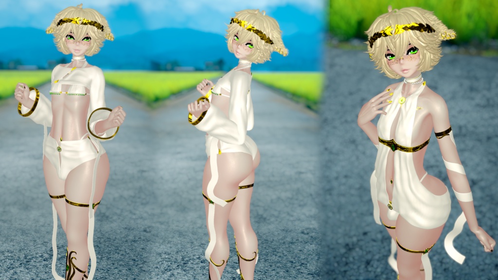 Eleni Greek Goddess! (Face Tracking) (Quest/PC) (Femboy/Female)