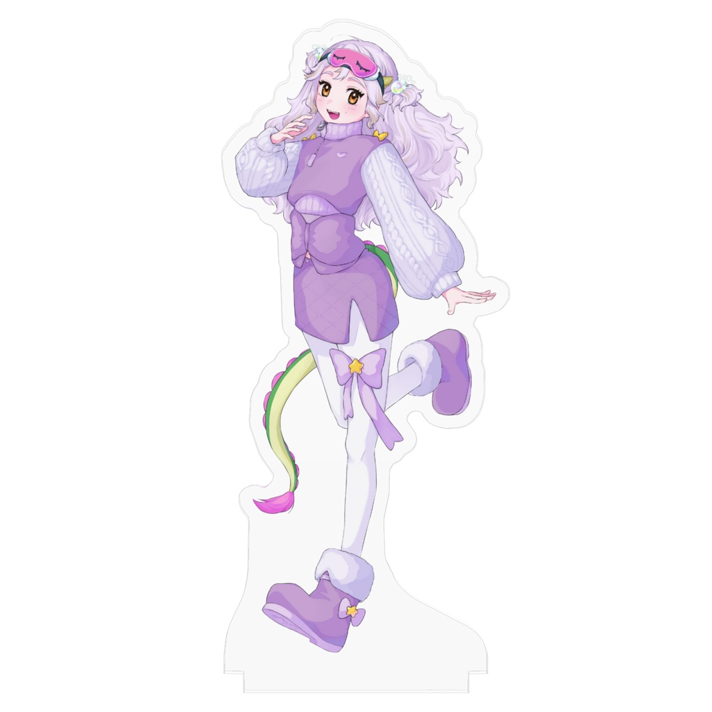 夢中さあち キービジュアクスタ もこもこ💜