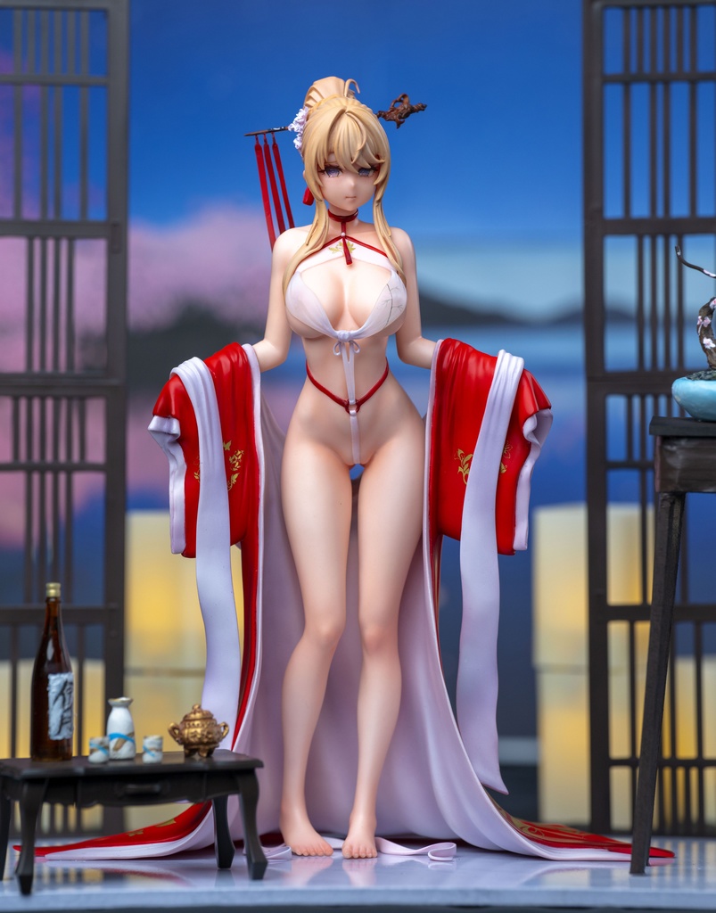 【二次予約】【アズールレーン】グロリアス とらぶるプラム Scale1/7 未塗装未組立ガレージキット