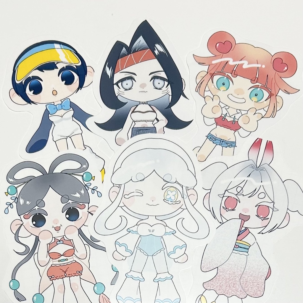 クリアステッカー