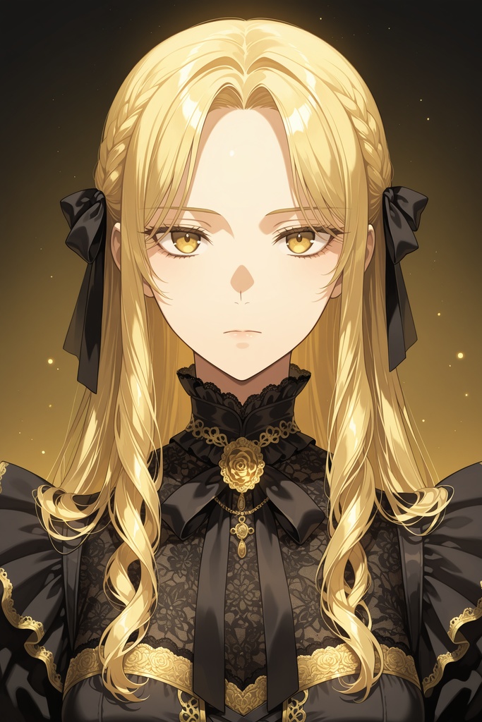 AIイラスト素材|ゴスロリアニメ少女 衣装8種×キャラ10人 差分100枚セット【商用利用可】