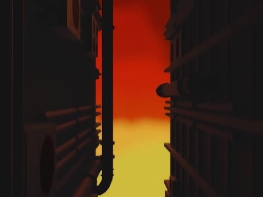 手作りニンジャスレイヤーアニメイシヨンEDセット BB素材動画+炎の背景動画