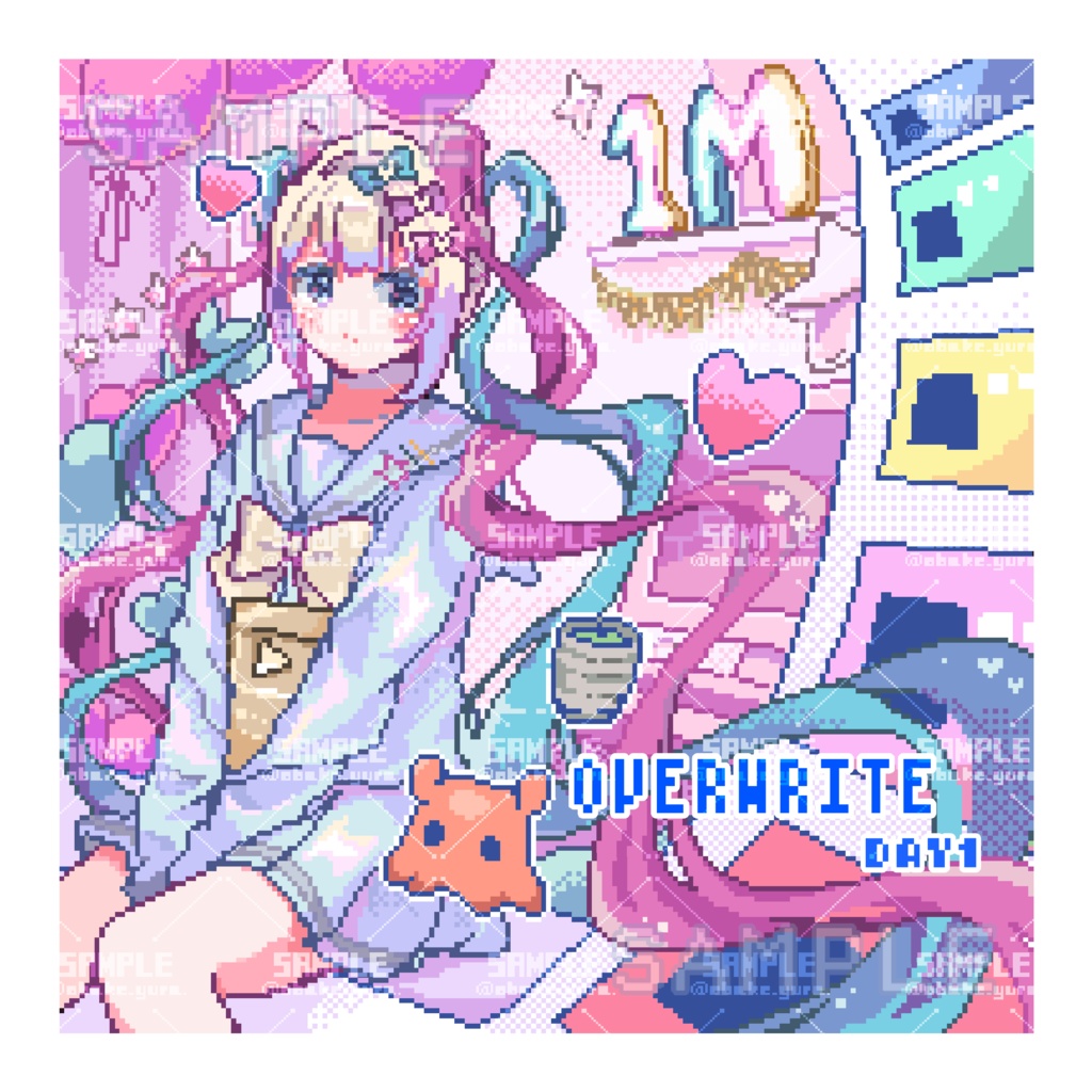 ドット絵まとめ本『OVERWRITE DAY1』