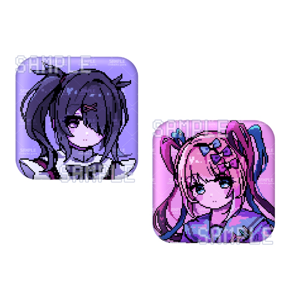 角丸缶バッジ(全2種)